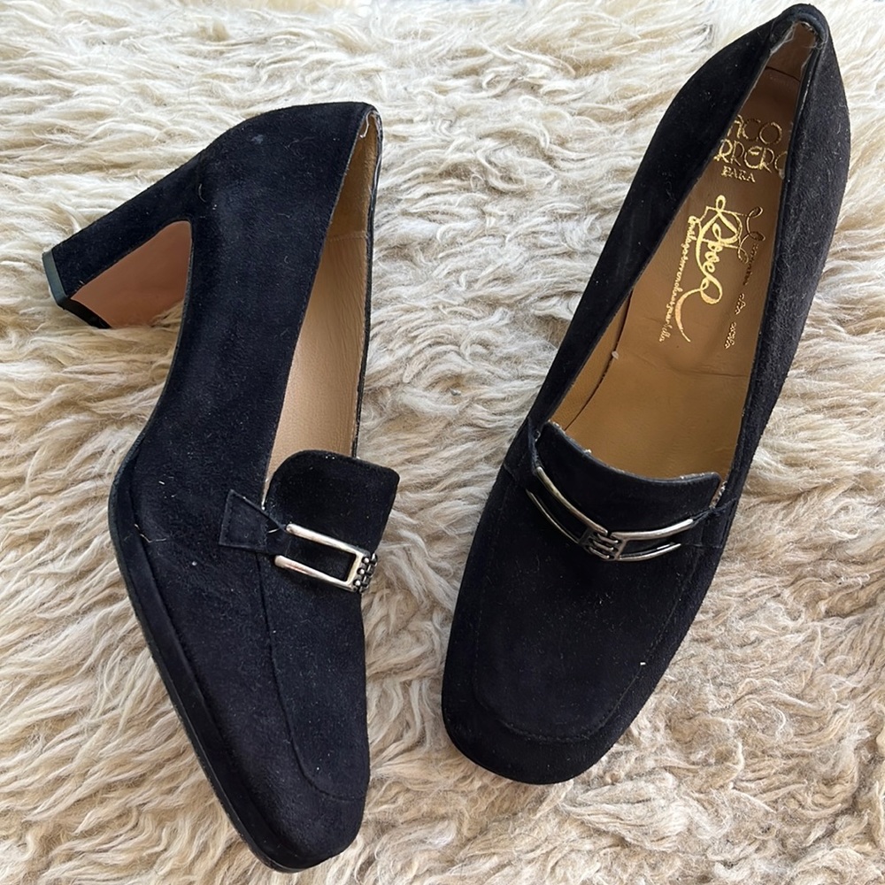 Vintage 90's Paco Herrero square toe loafer